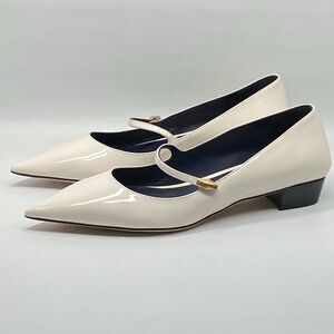Jimmy Choo Carolyn Leather Mary Jane Flats size 39.5